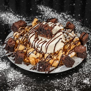Brownie Fiesta Funnel Cake