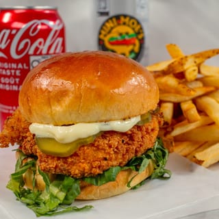 Crispy Chicken Burger Combo